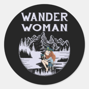 Wander Runder Aufkleber