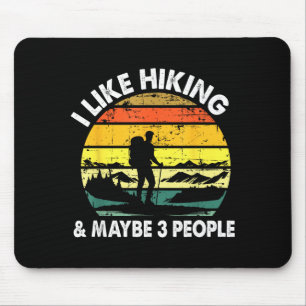 Wander-T-Shirt für Männer Frauen Outdoor-Wanderer Mousepad