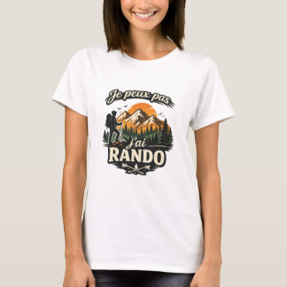Wander-T-Shirt mit Humor „Ich kann nicht, ich bin T-Shirt
