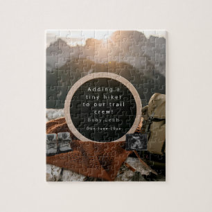 Wander-Themen-Schwangerschaftsankündigung Puzzle