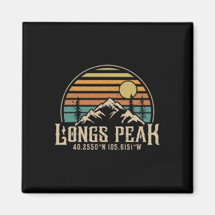 Wander-Tourist Colorado Wandern Berg Longs Pe Magnet