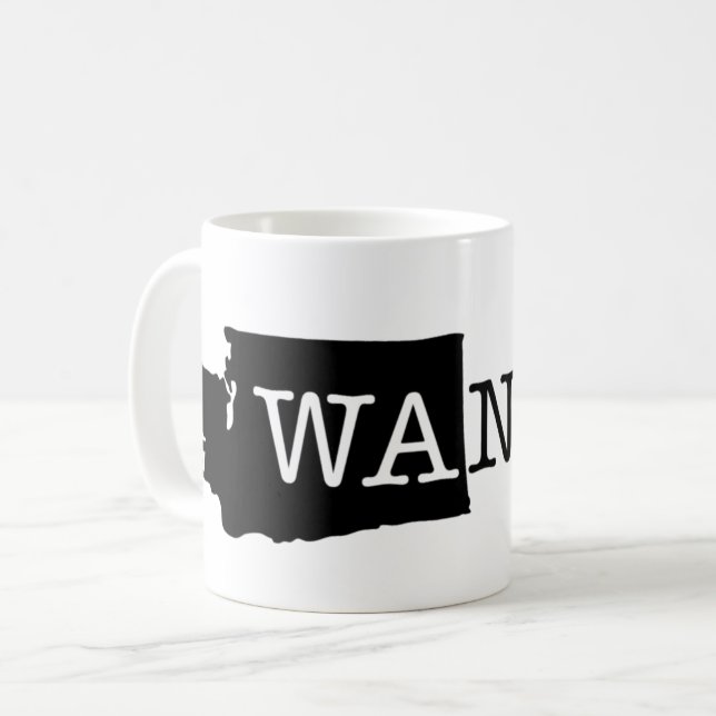 Wander Washington Staat Tasse (Vorderseite Links)