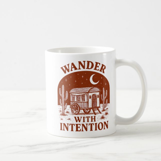 Wander With Intention Wüstenwagen-Abenteuer Kaffeetasse (Rechts)