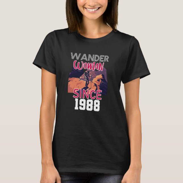 Wander woman since 1988 T-Shirt (Vorderseite)