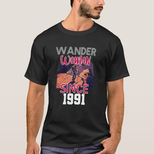 Wander woman since 1991 T-Shirt (Vorderseite)