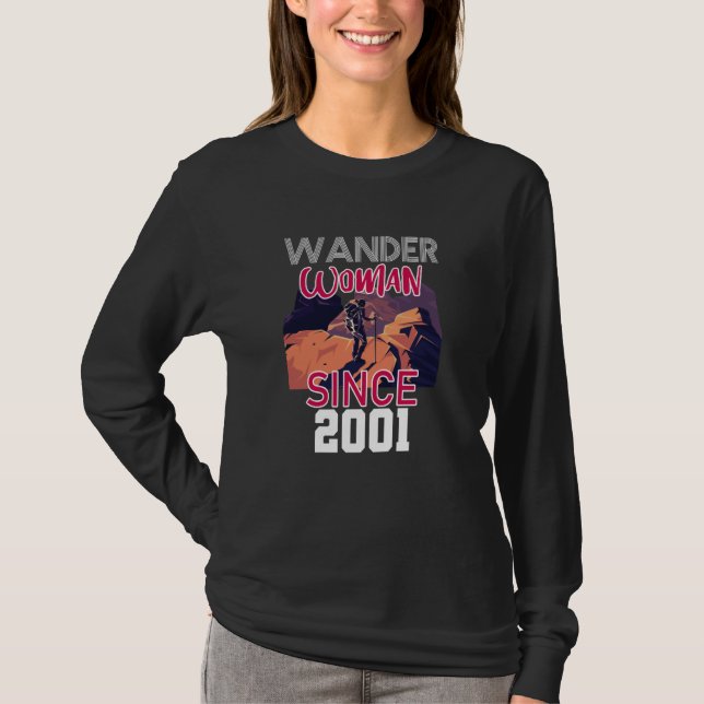 Wander woman since 2001 T-Shirt (Vorderseite)