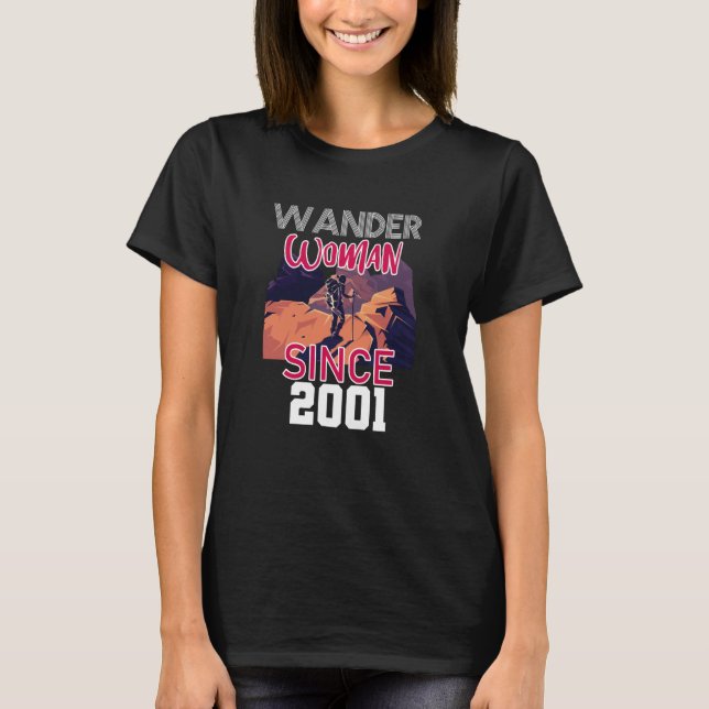 Wander woman since 2001 T-Shirt (Vorderseite)