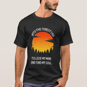 Wanderabenteuer Camping Liebhaber Wanderung Wald O T-Shirt
