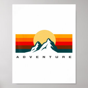 Wanderausrüstung - Outdoor-Camping-Rucksackwandern Poster