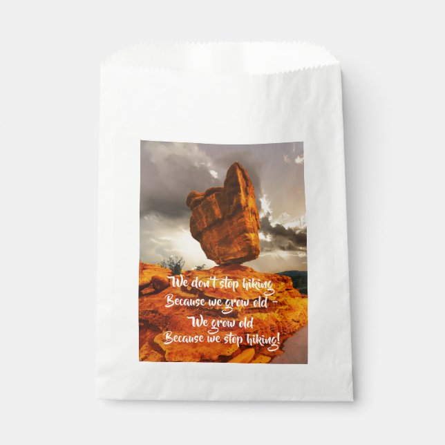 Wanderbalanciertes Rock Gastgeschenk Bag Geschenktütchen (Vorderseite)