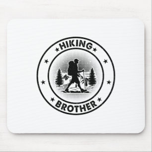 Wanderbruder Bergwanderer Bruder Mousepad