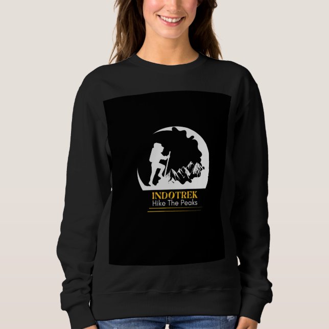 Wandere die Gipfel T-Shirt  Sweatshirt (Vorderseite)