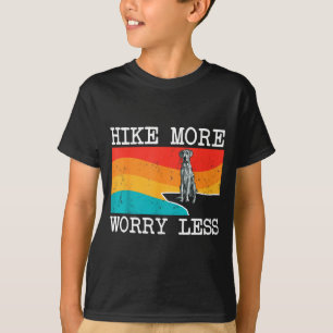 Wandere mehr, sorge dich weniger blau merle dane G T-Shirt