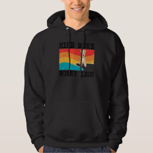 Wandere mehr, sorge dich weniger Lakeland Terrier Hoodie