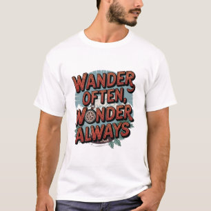Wandere oft, staune immer - Adventure T-Shirt
