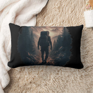 Wanderer Adventure Lumbar Pillow - Natur Explorer Lendenkissen