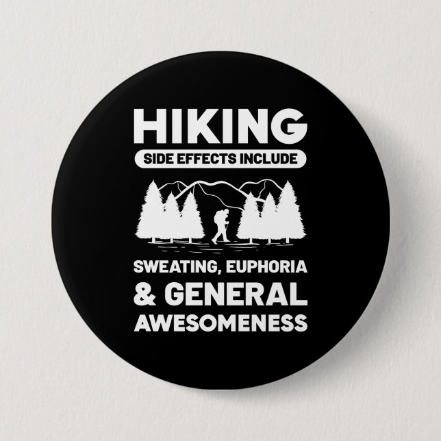 Wanderer als General Awesomeness Button (Vorderseite)
