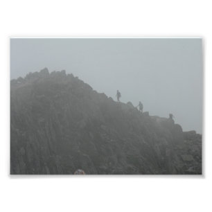 Wanderer auf dem Knife Edge Trail, Baxter Staat Pa Fotodruck