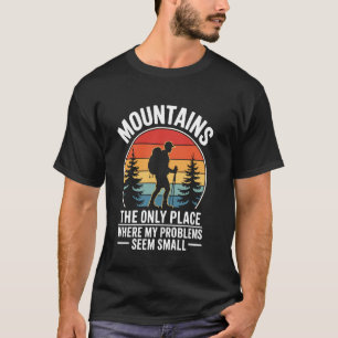 Wanderer Bergsteiger Rucksacktour Camping Wandern T-Shirt