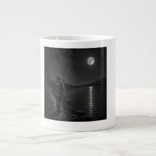 Wanderer Collection – Mondbeschienener Seeufer-Wan Jumbo-Tasse