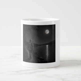 Wanderer Collection – Mondbeschienener Seeufer-Wan Jumbo-Tasse