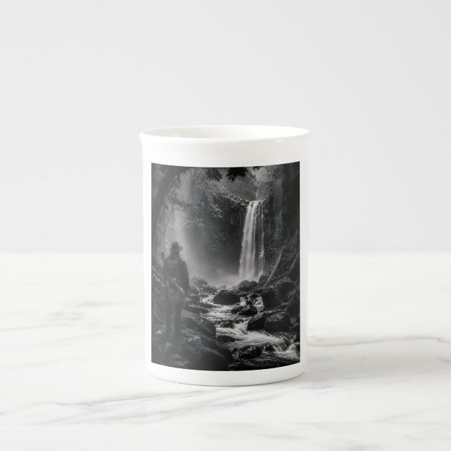 Wanderer Collection WO06 – Versteckter Wasserfall  Prozellantasse (Vorderseite)