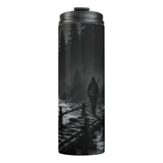 Wanderer Collection WO07 – Mondbeschienene Holzbrü Thermosbecher