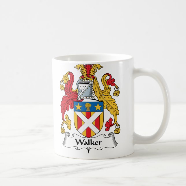 Wanderer-Familienwappen Kaffeetasse (Rechts)