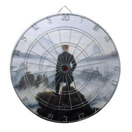 Wanderer oberhalb des Nebelmeers (von C.D. Friedri Dartscheibe