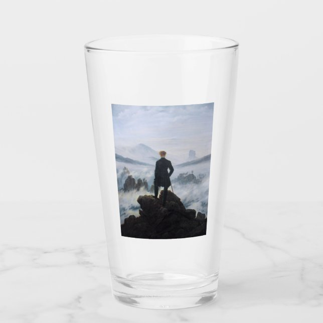 Wanderer oberhalb des Nebelmeers (von C.D. Friedri Glas (Vorderseite)