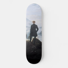 Wanderer oberhalb des Nebelmeers (von C.D. Friedri Skateboard