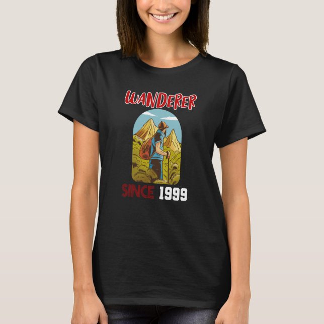 Wanderer since 1999 T-Shirt (Vorderseite)