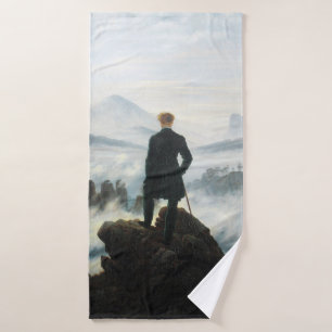 Wanderer über dem Nebel-Meer, Friedrich Badehandtuch