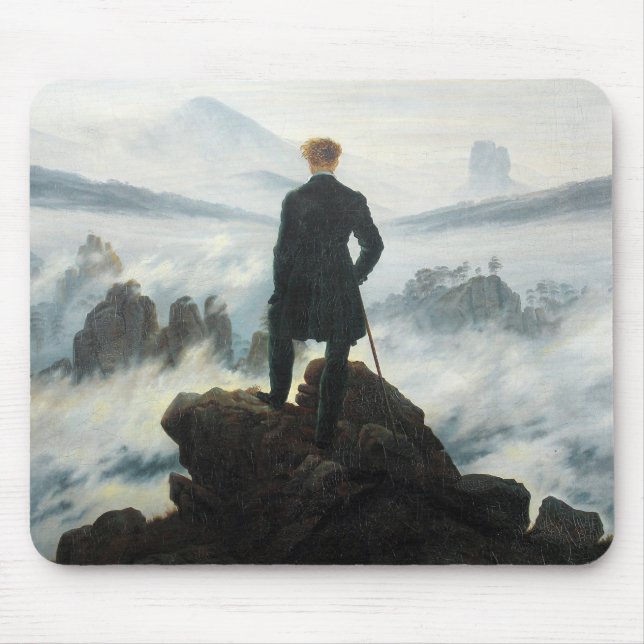 Wanderer über dem Nebel-Meer, Friedrich Mousepad (Vorne)
