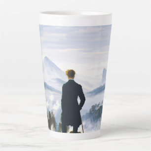 Wanderer über dem Nebelmeer, Caspar D Friedrich Milchtasse