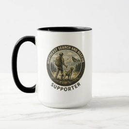 Wanderer und Labrador Retriever Such- und Rettungs Tasse