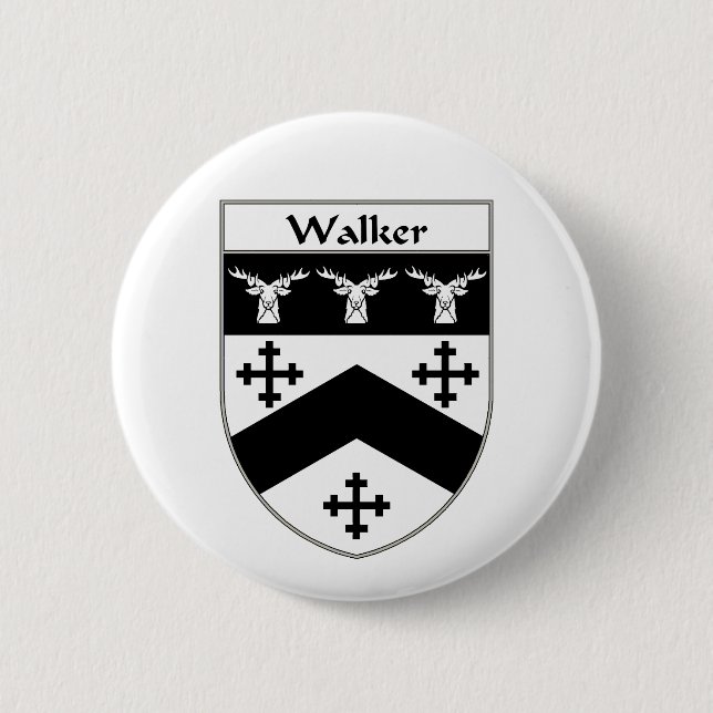 Wanderer-Wappen/Familienwappen Button (Vorderseite)