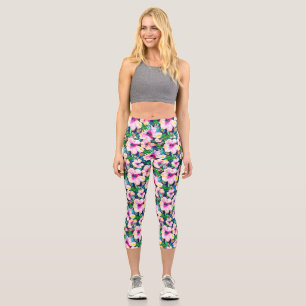 Wanderer Wasserfarbe Tropisches Meer Capri Leggings