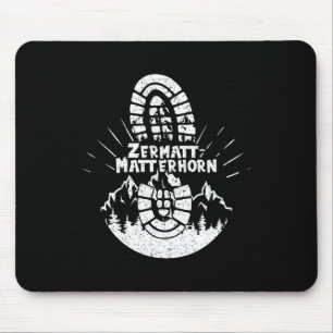 Wanderer Zermatt-Problemhorn Schweiz Wandern Urlau Mousepad