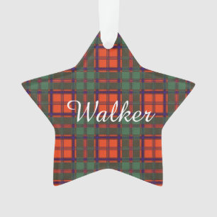 Wandererclan karierter schottischer Kilt Tartan Ornament