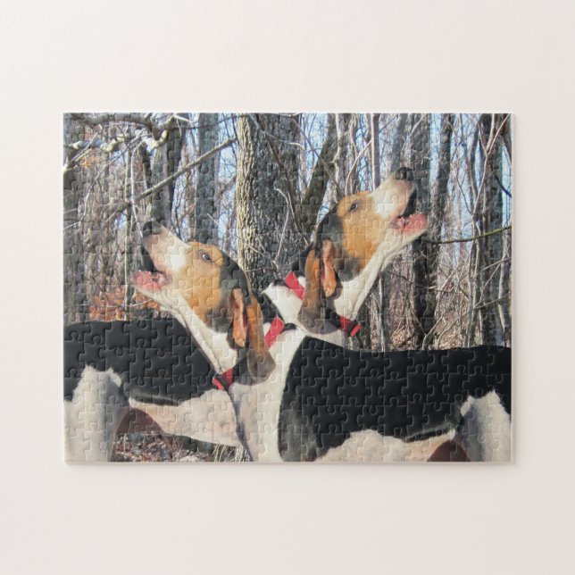 WandererCoonhounds HeulensTreeing Puzzle (Horizontal)