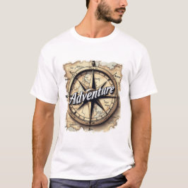 "Wanderer's Map: Neue Gebiete kartieren T-Shirt