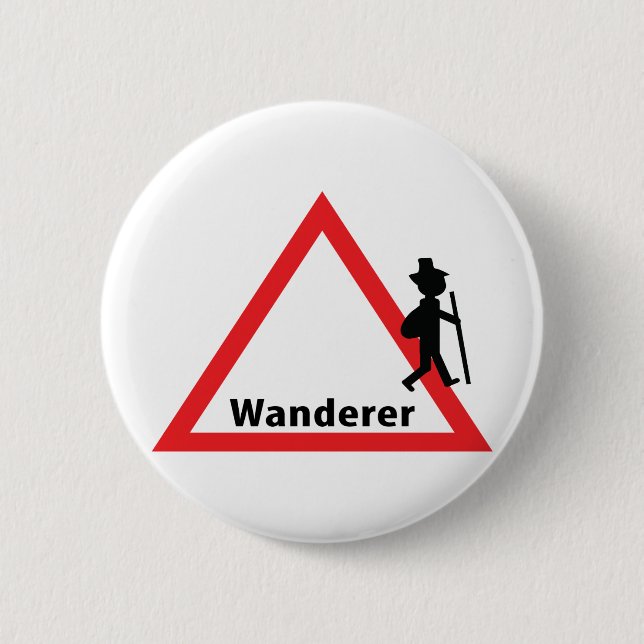 Wandererspaßikone Button (Vorderseite)