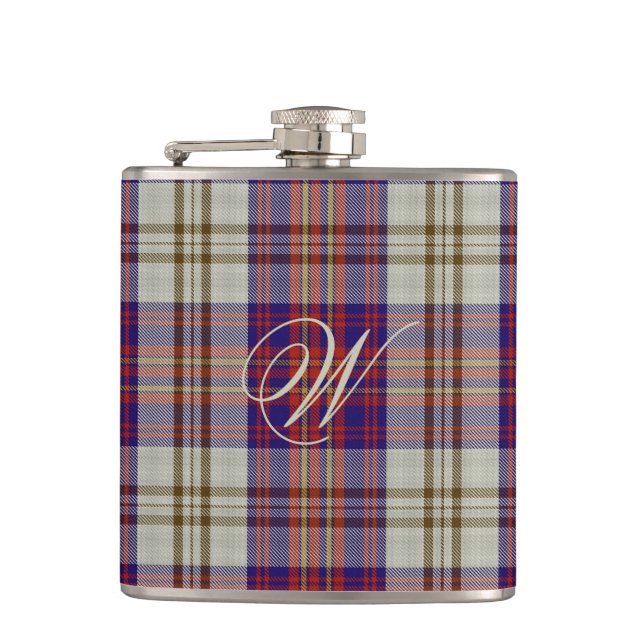 Wanderertartan-Flasche Flachmann (Vorderseite)