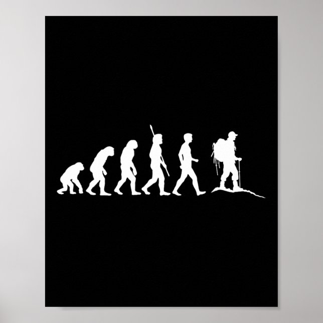 Wanderevolution Wandern Wanderer Wanderer Wandern  Poster (Vorne)