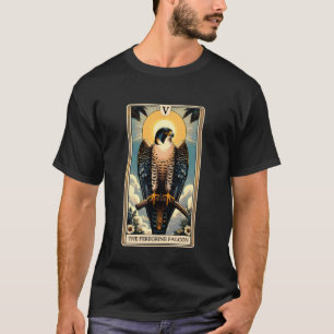 Wanderfalke Tarotkarte Fliegender Vogel Raubvogel T-Shirt