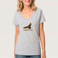 Wanderfalke V-Ausschnitt T-Shirt