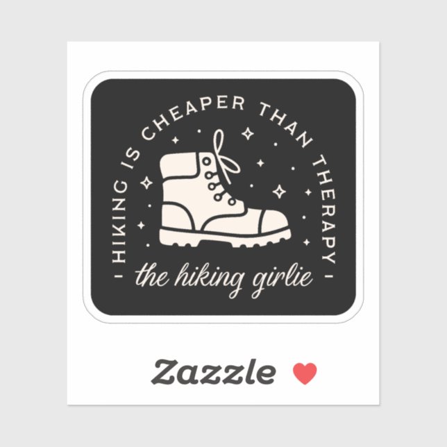 Wanderfreunde zitieren witzige ästhetische Zitate Aufkleber (Blatt)