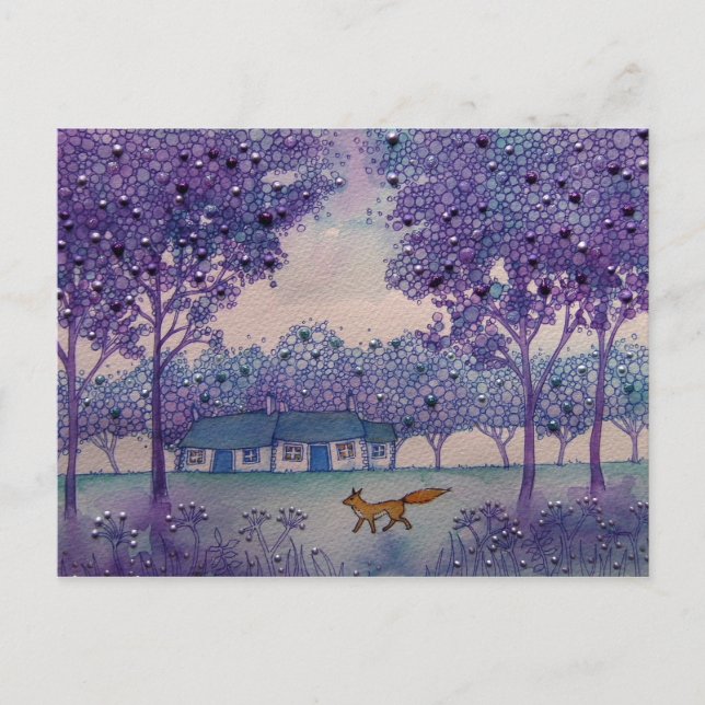 Wanderfuchs Postkarte (Vorderseite)