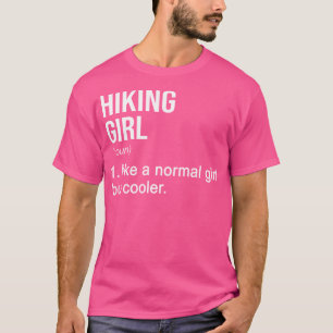 WanderGirl Noun Definition Wandertour Wanderberg T-Shirt